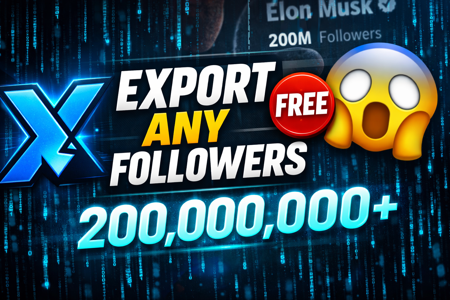 XTract — Export any X/Twitter followers for free